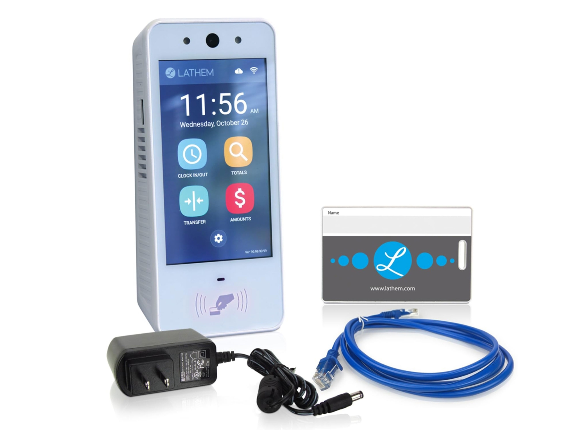 PCEXPRESS Proximity Badge Employee Time Clock System